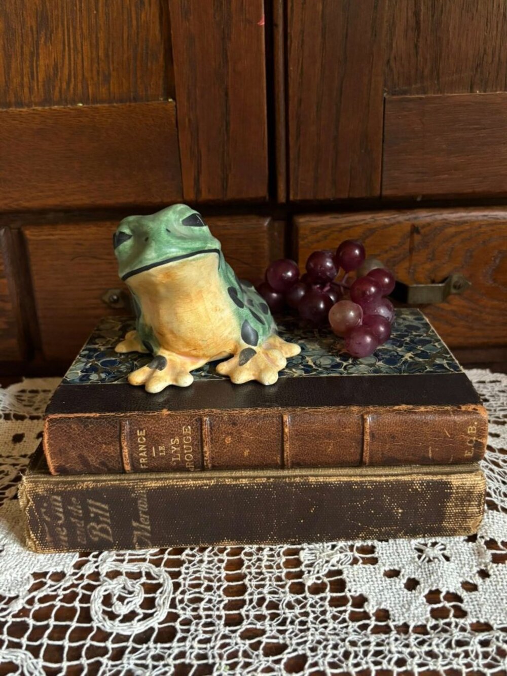 Limited Edition Italian Ceramic Frog Figurine | Signed Studio Pottery 25/100 | H - Picture 2 of 6